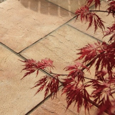 Bradstone Old Riven Paving Autumn Cotswold